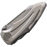 Hoback Knives Sumo Button Lock Light Gray SUMO LIGHT GRAY GRAY by Hoback Knives