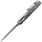 Hoback Knives Sumo Button Lock Light Gray SUMO LIGHT GRAY GRAY by Hoback Knives
