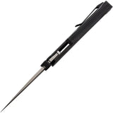 Hoback Knives Summit Framelock Black SUMMIT BLK SW by Hoback Knives