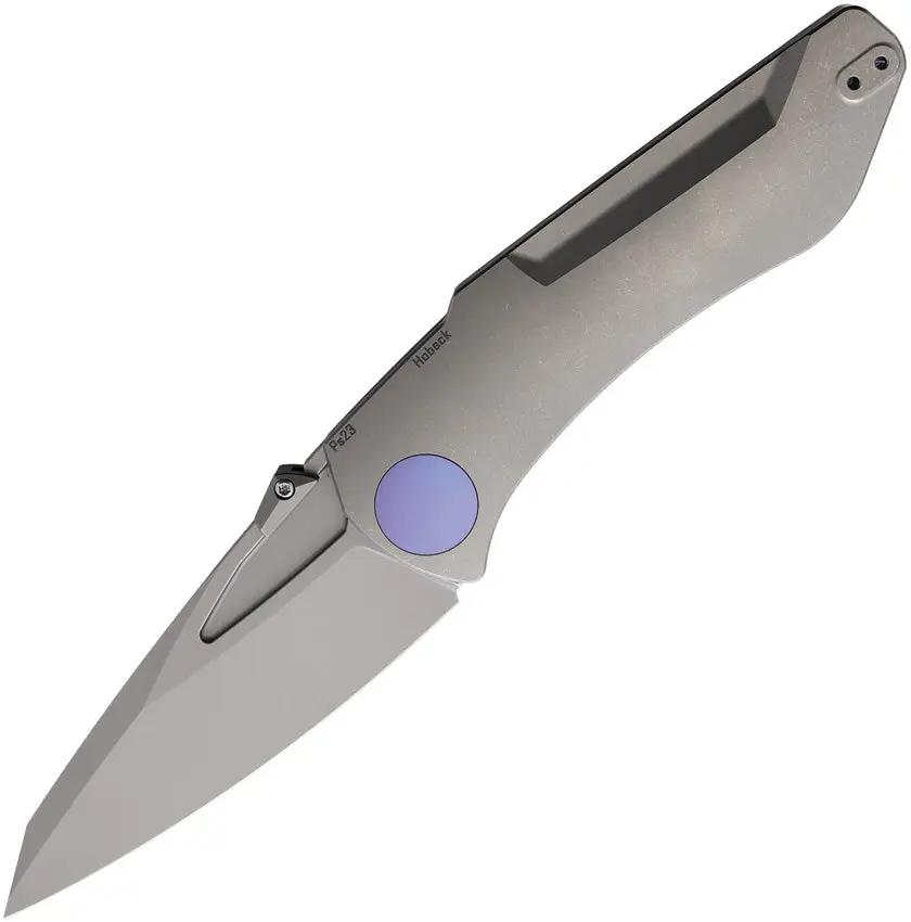 Hoback Knives Summit Framelock Purple SUMMIT SW PURPLE ACCENTS by Hoback Knives