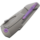 Hoback Knives Summit Framelock Purple SUMMIT SW PURPLE ACCENTS by Hoback Knives