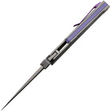 Hoback Knives Summit Framelock Purple SUMMIT SW PURPLE ACCENTS by Hoback Knives