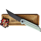 Hoback Knives Kwaiback Framelock KWAIBACK JADE/DLC BLADE by Hoback Knives