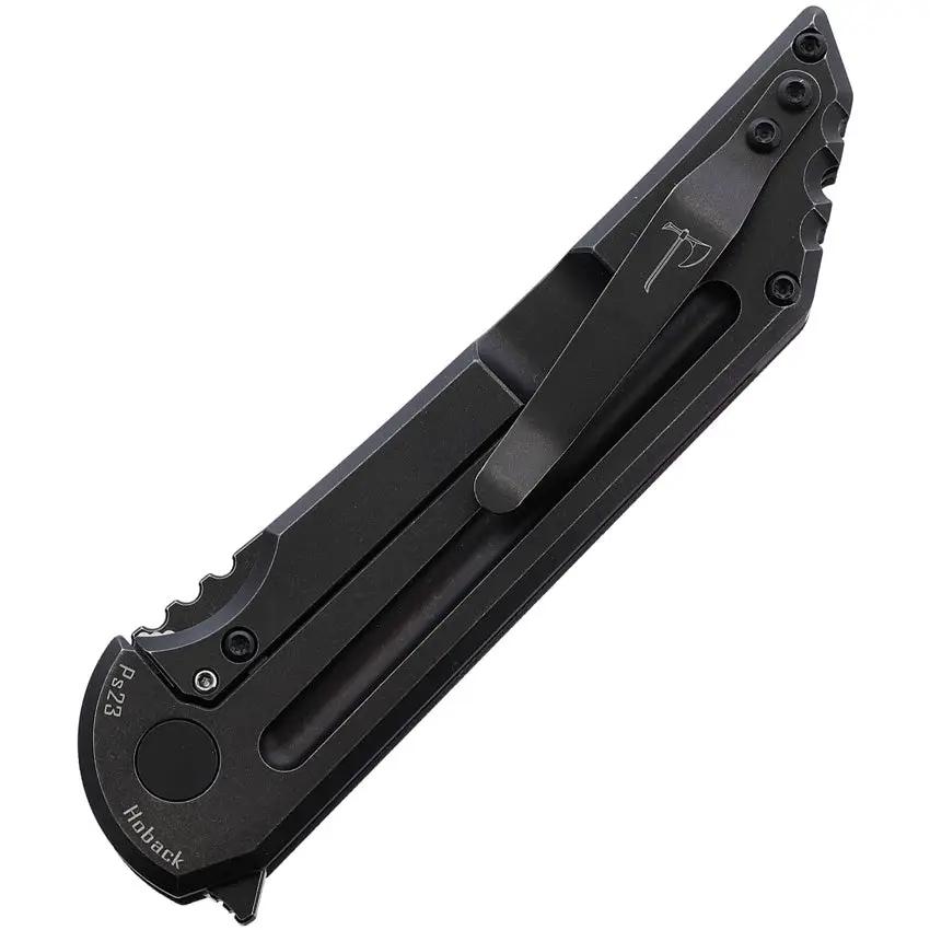 Hoback Knives Kwaiback Framelock KWAIBACK ST BURGUNDY/ DLC by Hoback Knives