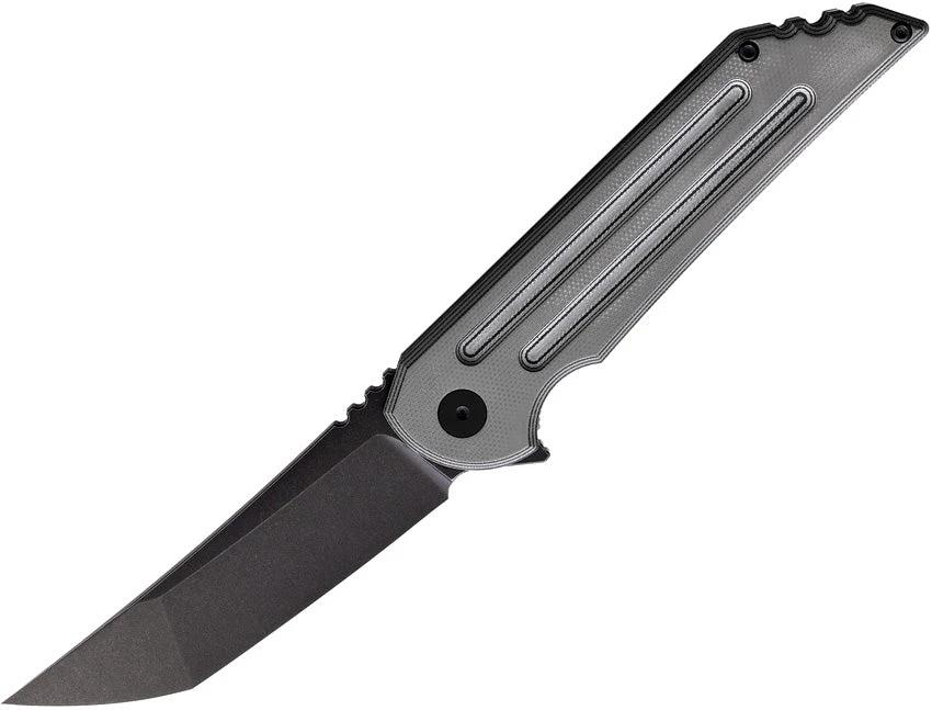 Hoback Knives Kwaiback Framelock KWAIBACK ST GRAY/ DLC BLADE by Hoback Knives
