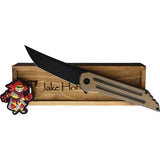 Hoback Knives Kwaiback Framelock Coyote KWAIBACK SURETOUCH/DLC by Hoback Knives