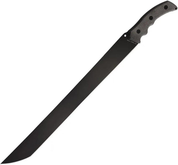 Hoback Knives The Way Machete Black WAY MACHETE DLC/BLK MICARTA by Hoback Knives
