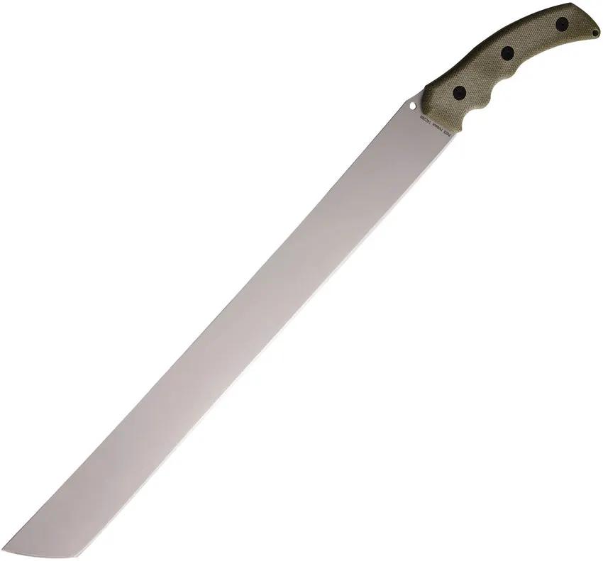 Hoback Knives The Path Machete SW PATH MACHETE SW/GREEN MICARTA by Hoback Knives