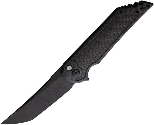 Hoback Knives Kwaiback Button Lock CF KWAIBACK/BUTTONLOCK/ CARBONFIB by Hoback Knives