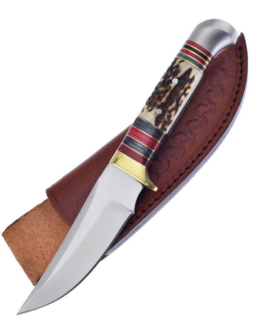 Frost Cutlery Fixed Blade 8"" Deer Stag HR-1179 by Frost Cutlery