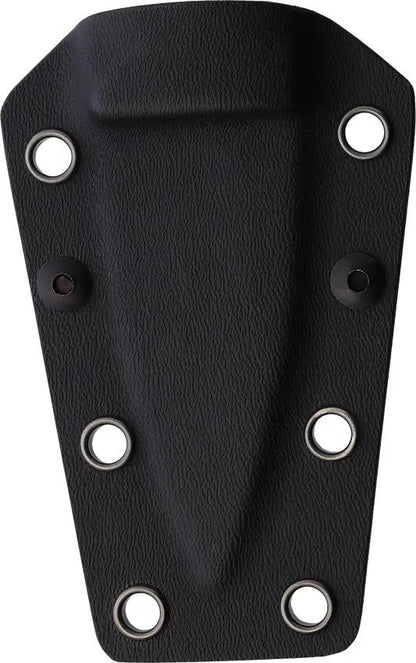 Hard Ready Stubby Fixed Blade 3433 - 3-Inch Satin D2 Tool Steel Drop Point Blade With Black G10 by Hard Ready