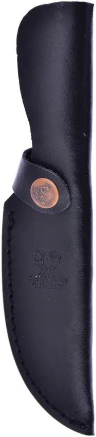 Hen & Rooster Int Fixed Blade Black Blue HRI002-BL - Full Tang With Lanyard Hole And Satin Blade by Hen & Rooster Int