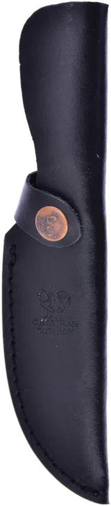 Hen & Rooster Int Fixed Blade Black Blue HRI002-BL - Full Tang With Lanyard Hole And Satin Blade by Hen & Rooster Int
