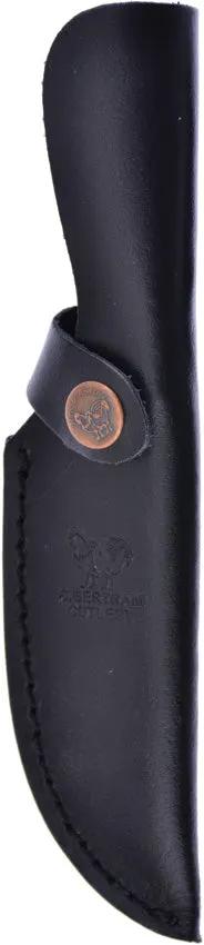 Hen And Rooster Int Fixed Blade Knife - Satin Finish Stainless Blade 9 Inch Overall With Black And White G10 Handle by Hen & Rooster Int