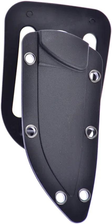 Hen & Rooster Int Fixed Blade Knife Black G10 Handle - 7 Inch Overall For Rugged Field Use by Hen & Rooster Int
