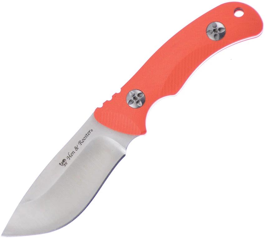 Hen & Rooster Int Fixed Blade Orange G10 HRI02OR/G10 by Hen & Rooster Int