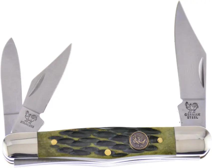Hen & Rooster Int Whittler Antique Green Bone HRI123-AGB by Hen & Rooster Int
