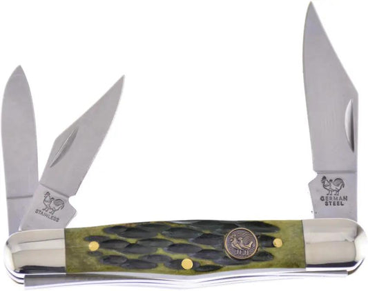 Hen & Rooster Int Whittler Antique Green Bone HRI123-AGB by Hen & Rooster Int