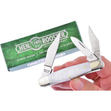 Hen & Rooster Int Whittler MOP - 3.75 Inch Closed Stainless Steel Blades And Pearl Handle by Hen & Rooster Int