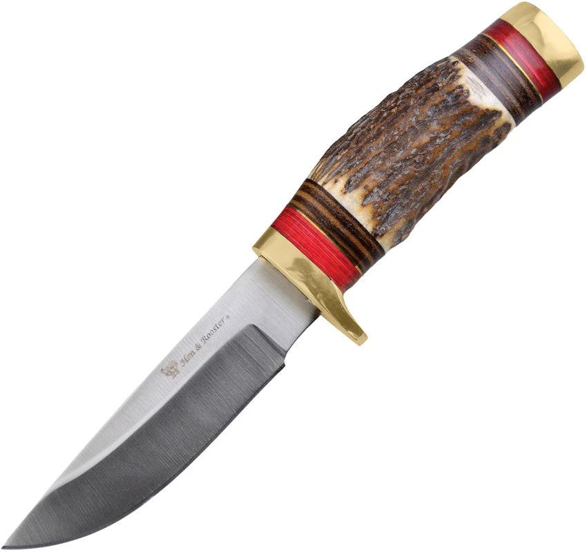 Hen & Rooster Int Fixed Blade Deer Stag HRI124-DS by Hen & Rooster Int