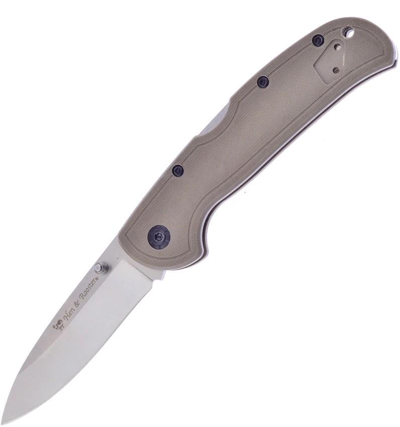 Hen & Rooster Int Lockback Desert sand G10 HRI180DS/G10 by Hen & Rooster Int