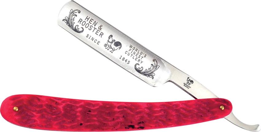Hen & Rooster Folding Razor Red Bone HRI401-RPB by Hen & Rooster