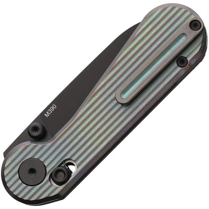 HIGHTRON Edgeplay Axis Lock Green HT01GRN - High Precision Bohler M390 Blade With Green Titanium Handle by HIGHTRON