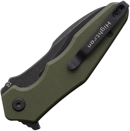 HIGHTRON Mini Ventura Linerlock BSW Gr HK05GRNBS by HIGHTRON