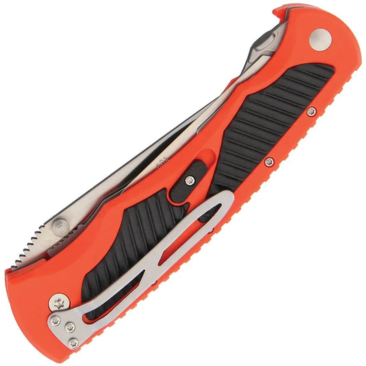 Havalon Titan Orange Folding Knife With 2.75in AUS-8 Drop Point Linerlock For Hunters Jim Shockey Nylon Carrying Case by Havalon