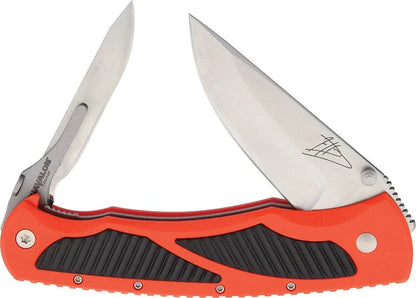 Havalon Titan Orange Folding Knife With 2.75in AUS-8 Drop Point Linerlock For Hunters Jim Shockey Nylon Carrying Case by Havalon