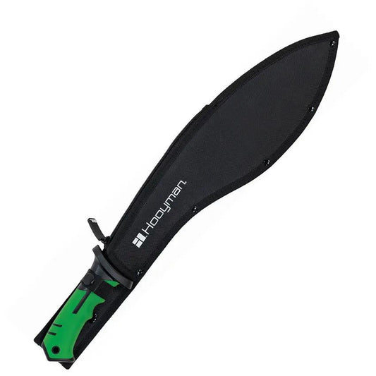 Hooyman Kukri Machete Black Oxide 15 Inch 3Cr13 Stainless Blade With H GRIP No Slip Handle by Hooyman Saws