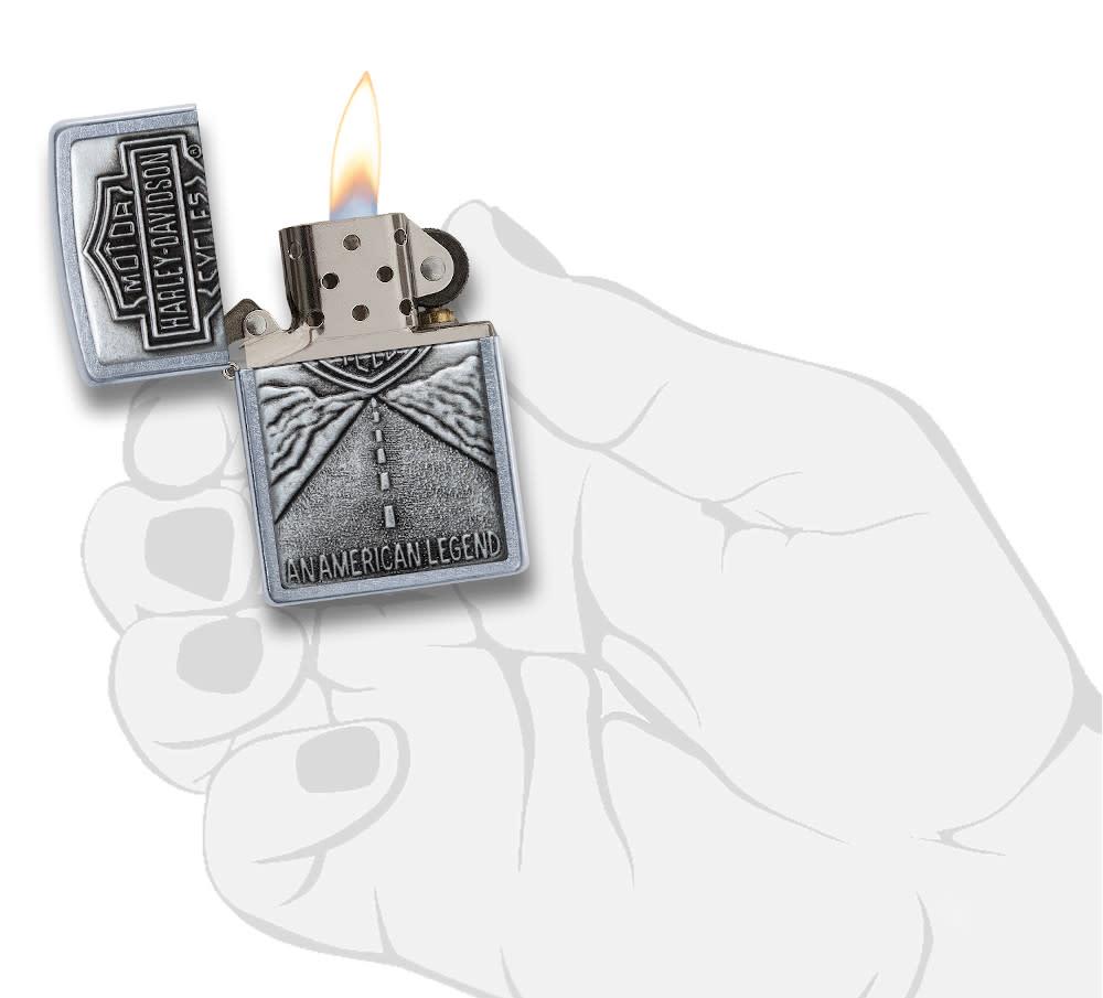 Zippo Harley-Davidson® American Legend Emblem Windproof Lighter – Made in USA