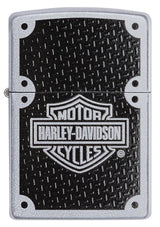 Zippo High Polish Chrome Four Leaf Clover Lighter by Zippo
