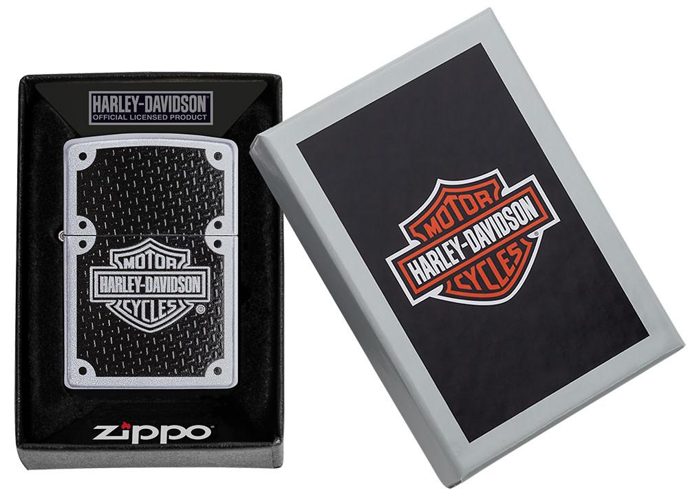 Zippo High Polish Chrome Four Leaf Clover Lighter by Zippo