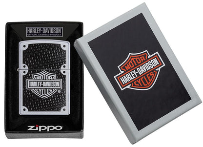 Zippo High Polish Chrome Four Leaf Clover Lighter by Zippo