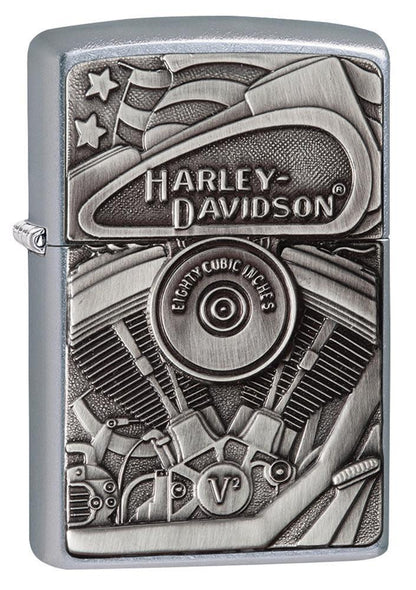 Harley-Davidson® Motorblock Emblem Street Chrome™ Lighter