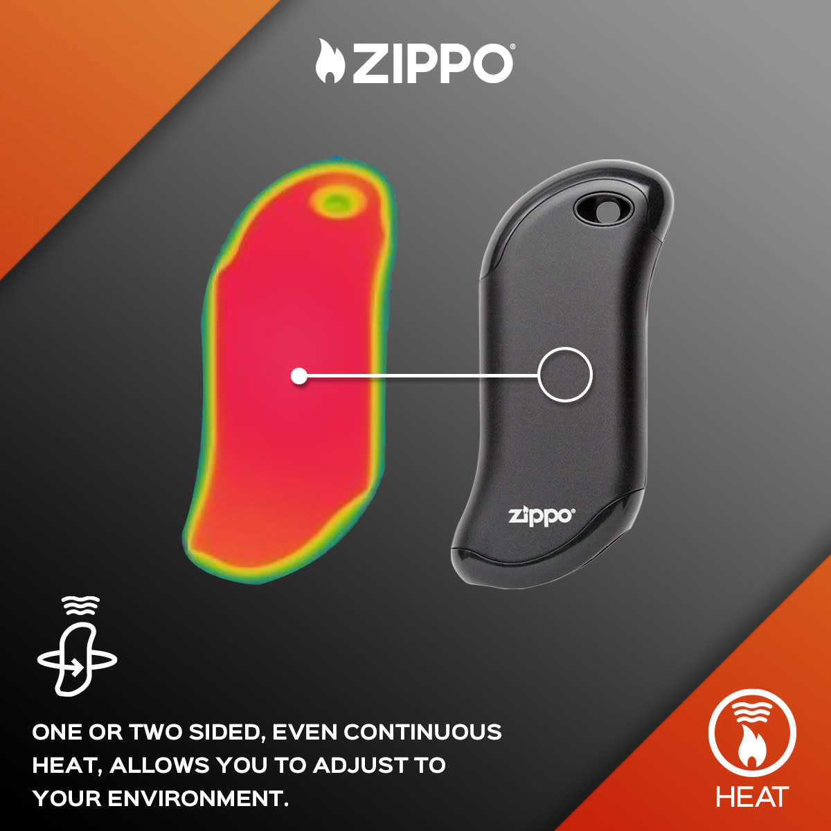 HeatBank® 9s Rechargeable Hand Warmer & Power Bank by Zippo