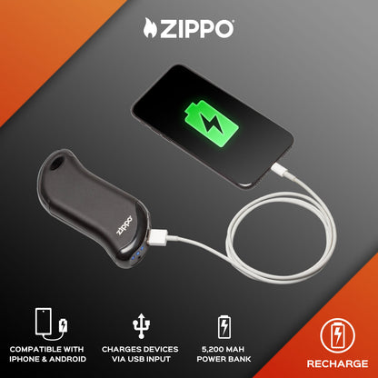 HeatBank® 9s Rechargeable Hand Warmer & Power Bank by Zippo
