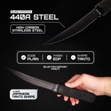 CRKT Hissatsu Dual Grind TiN Blade Tactical Knife by CRKT