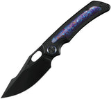 Ironfly Jericho Framelock Pocket Knife Black Smooth - IFK713T4 by Ironfly