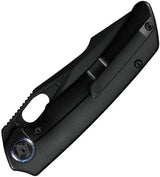 Ironfly Jericho Framelock Pocket Knife Black Smooth - IFK713T4 by Ironfly