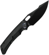 Ironfly Jericho Framelock Pocket Knife Black Smooth - IFK713T4 by Ironfly