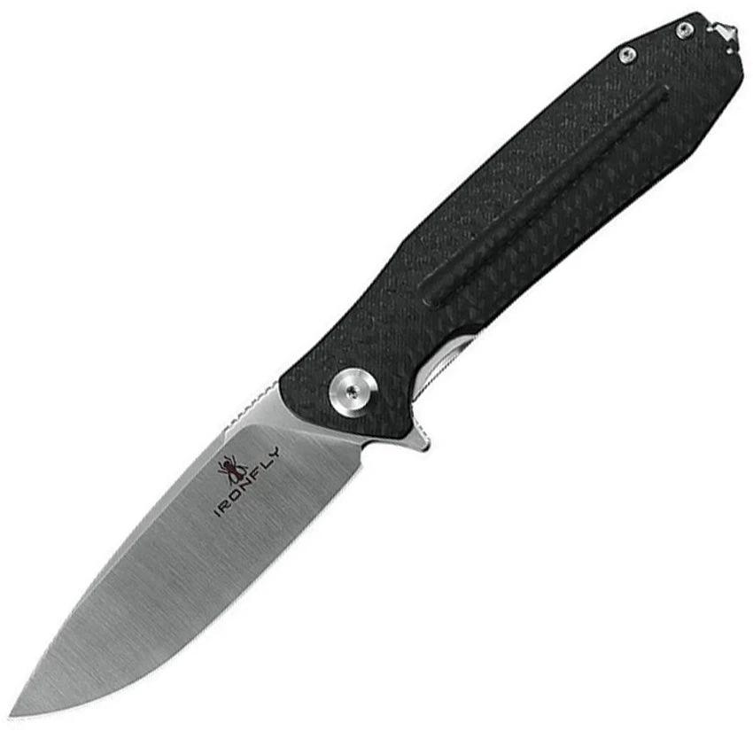 Ironfly Zesty Linerlock Black G10 VF01-BK by Ironfly