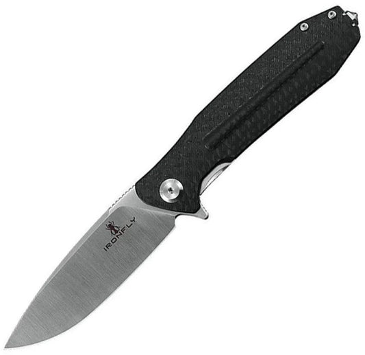 Ironfly Zesty Linerlock Black G10 VF01-BK by Ironfly