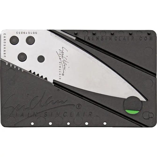 Cardsharp Credit Card Safety Knife CS2N Brushed Stainless Blade Removable Knife For Travelers And Everyday Carry by Cardsharp