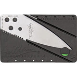 Cardsharp Credit Card Safety Knife CS2N Brushed Stainless Blade Removable Knife For Travelers And Everyday Carry by Cardsharp