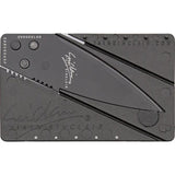 Cardsharp Credit Card Safety Knife Black Finish Stainless Blade Removable Knife For Travelers And Everyday Carry by Cardsharp