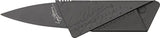 Cardsharp Credit Card Safety Knife Black Finish Stainless Blade Removable Knife For Travelers And Everyday Carry by Cardsharp