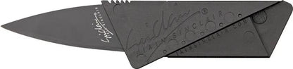 Cardsharp Credit Card Safety Knife Black Finish Stainless Blade Removable Knife For Travelers And Everyday Carry by Cardsharp