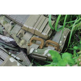 ITW GrimLOC Tan Polymer Carabiner - GhillieTEX IR Signature Reduction Technology For Tactical Operations by ITW